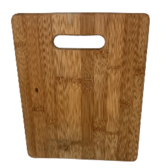 Charcuterie Cheese Cutting Board Bamboo Rectangle with Handle 10 x 8 inches - Picture 2 of 10